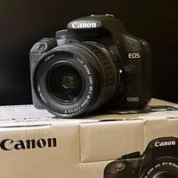 canon 500d con 1800 scatti nuova in scatola