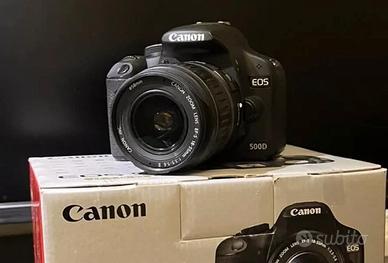 canon 500d con 1800 scatti nuova in scatola