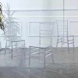 Stock Sedie trasparenti chiavarina NUOVE