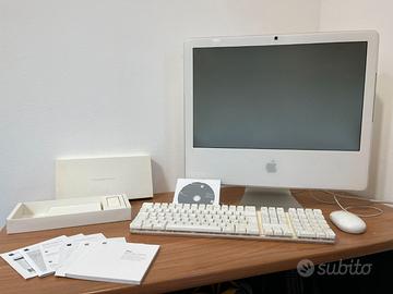 iMac 20 bianco SSD 250GB con scatola e accessori