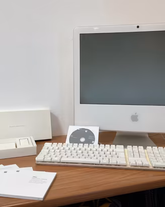 iMac 20 bianco SSD 250GB con scatola e accessori