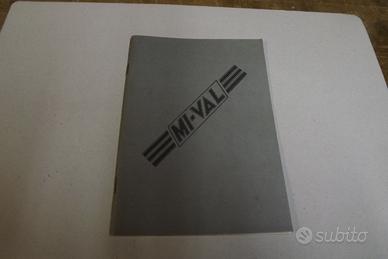 LIBRETTO DI USO E MANUTENZIONE MIVAL MOTO 175 cc