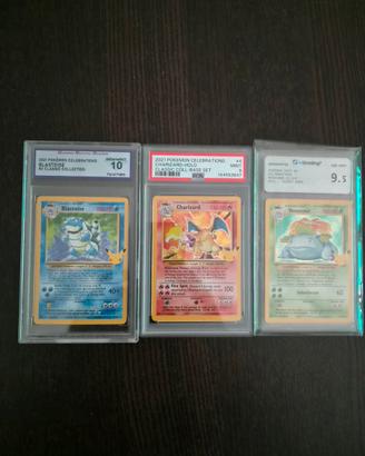 Pokemon Celebrations Charizard Venusaur Blastoise 