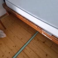 Letto artigianale una piazza e mezzo tipo futon