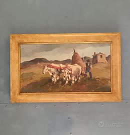 RENZO MARTINI 1937-2005 Olio su Tavola 