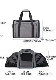 borsa da viaggio trasportino