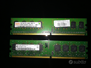 Memoria DDR2 Hynix/Qimonda Infineon/S3+/Vdata