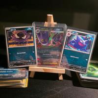 Carte Pokemon Mega Gengar EX, Gastly e Haunter 
