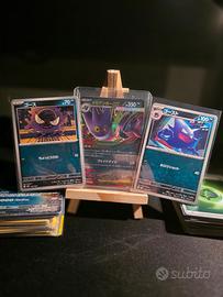 Carte Pokemon Mega Gengar EX, Gastly e Haunter 