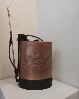 pompa irroratrice di rame vintage 