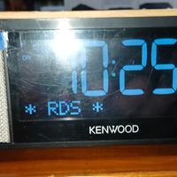 kenwood piccolo stereo con sveglia