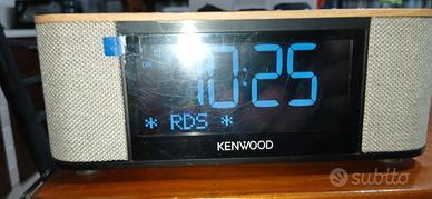 kenwood piccolo stereo con sveglia