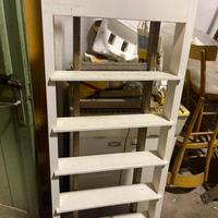 Scaffale legno bianco