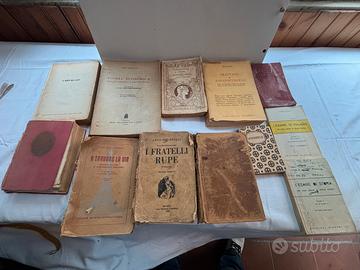 Lotto 12 libri antichi dal 1860