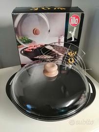 PENTOLA WOK KW97 Diam. 33 cm in ghisa marca ILLA