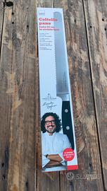 Coltello pane Acciaio inox lama  cm 24  A.Borghese