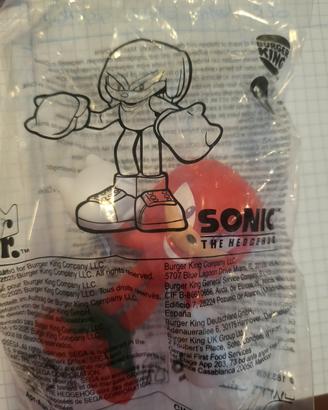 personaggio Sonic sorpresa BK 