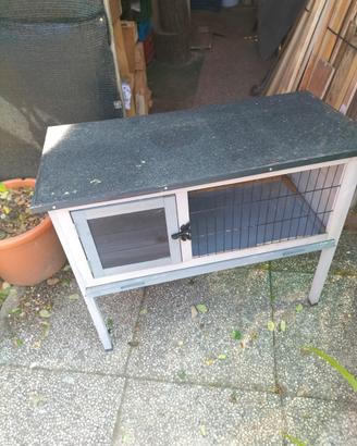 Casetta per conigli da giardino