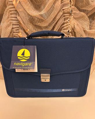borsa portadocumenti Navigare blu