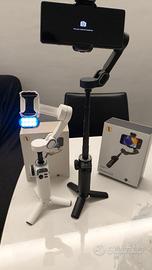 Stabilizzatore smartphone a 3 assi e Asta telescop