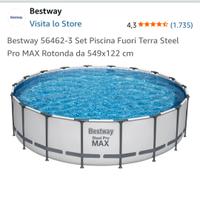 Piscina BestWay Steel Pro Max 