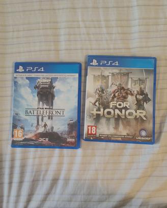 starwars Battlefront for Honor PS4/5 inutilizzato 