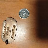 medaglia al valore militare e piastrina