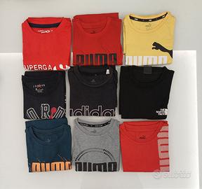 Lotto 9 T-Shirt Ragazzo (Jordan TNF Adidas Puma)