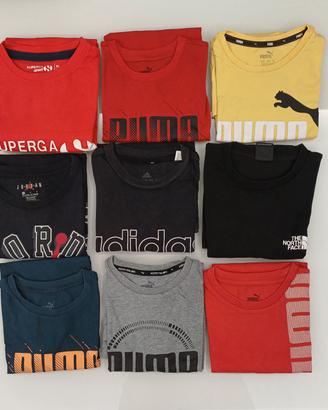 Lotto 9 T-Shirt Ragazzo (Jordan TNF Adidas Puma)