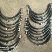 collari acciaio  pesante gomma antirumore 267-273 