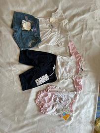 Vestitini bimba 3-6 mesi estate nuovi