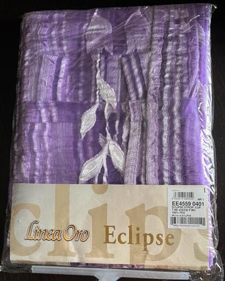 2 tende per finestra viola con disegni nuove