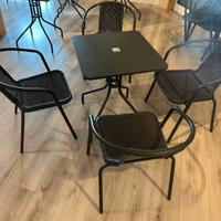 Tavolo acciaio - Nero