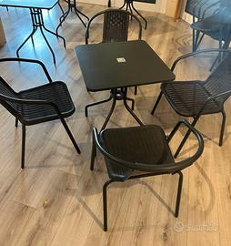 Tavolo acciaio - Nero