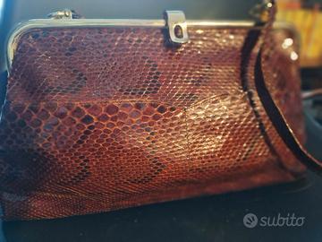 Borsetta elegante pitone