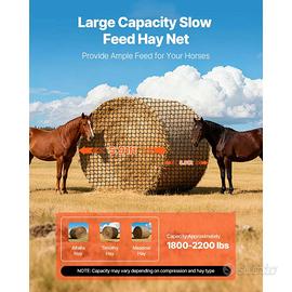 Rete per balle di fieno rotonde