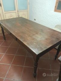 Tavolo oriiginale stile contadino dim. 193x93.