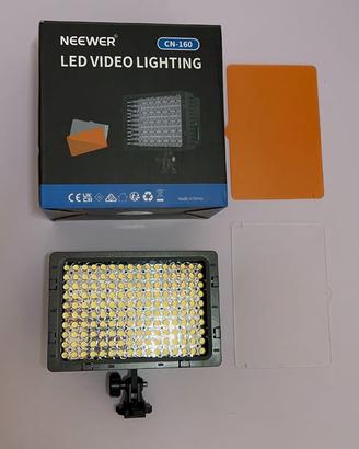 NEEWER CN-160 pannello LED video + filtri