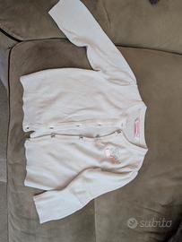 Cardigan Guess neonata bianco