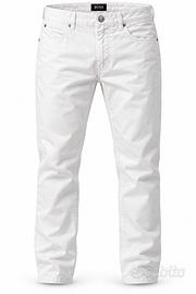 Pantaloni Chino Uomo BOSS Hugo Boss Bianco Ottico