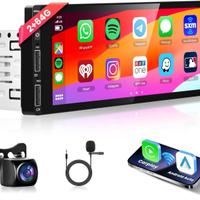 2G+64G Android 13 Autoradio 1 Din con Wireless App