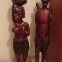 statue in legno etniche 