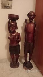 statue in legno etniche 