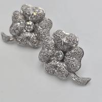 ORECCHINI FIORI ORO E DIAMANTI