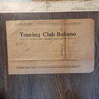 Carta D'Italia Touring Club Italiano Potenza