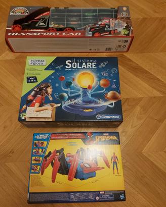 Giochi Spider-man, Clementoni e Motor