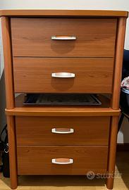 Set 2 comodini camera da letto