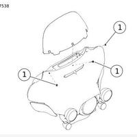 Parabrezza Harley Davidson  57400250A