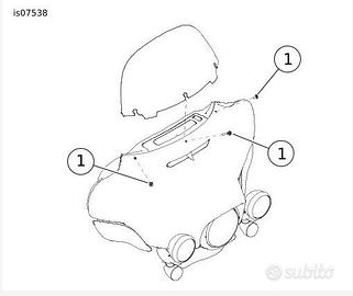 Parabrezza Harley Davidson  57400250A
