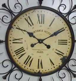Orologio da parete in ferro battuto – diametro 97